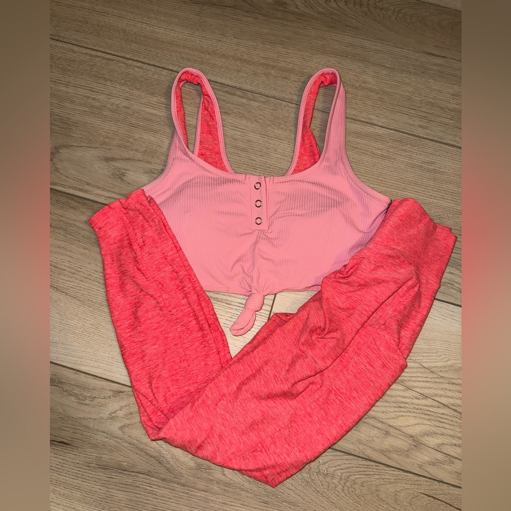 Bombshell Sportswear Henley Top and Leggings